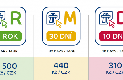 Dálniční známky 2022 v ČR – Ceny zůstanou, přibudou úseky