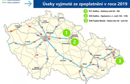 Další dálnice budou bez poplatku. Na kterých úsecích už nebude potřeba dálniční známka?